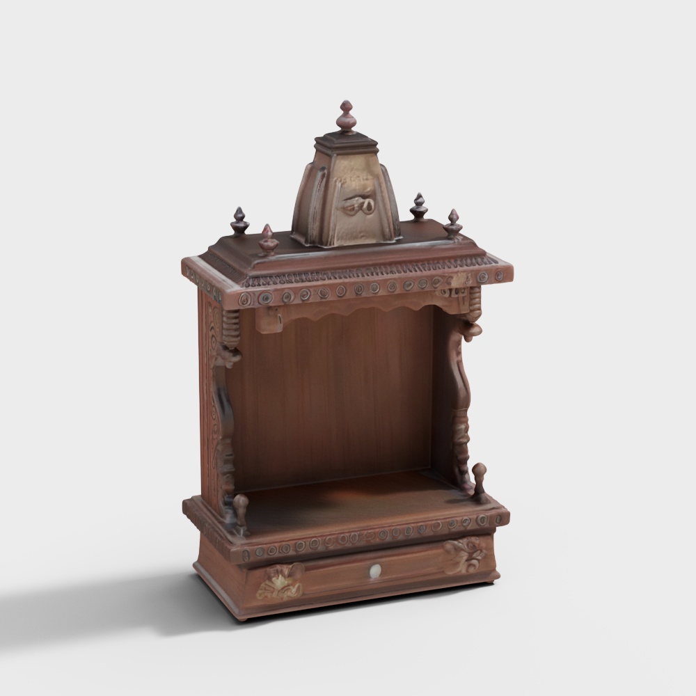 Handcrafted Pooja Mandir for Home & Wooden Puja Mandir