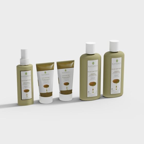 Nature's Harmony 3D Model of Natural-Inspired Shower Products