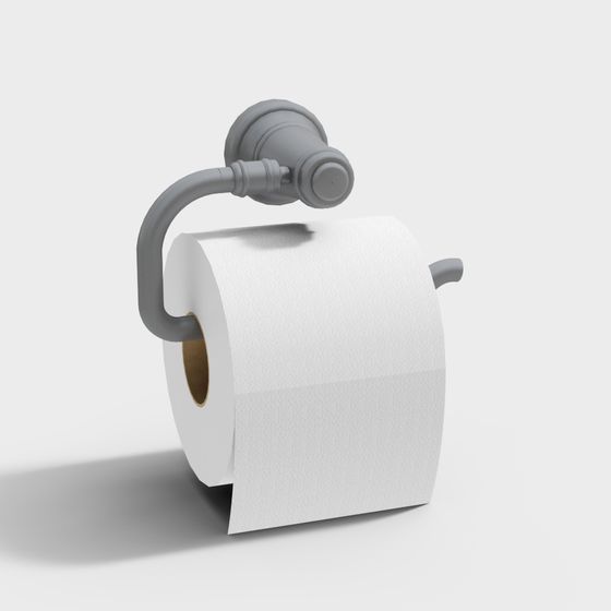 Vintage Paper Holder 3D model