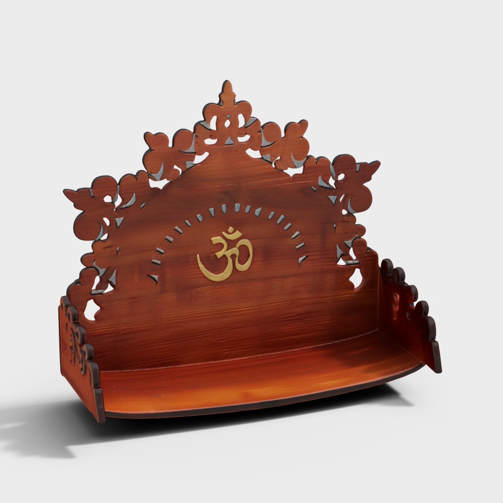Beautiful Wooden Pooja Mandir for Home or Shop