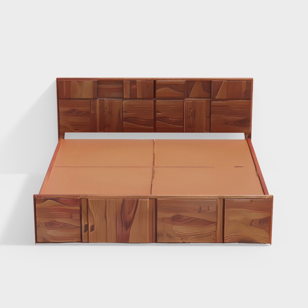 Astoria Solid Wood King Size Box Storage Bed