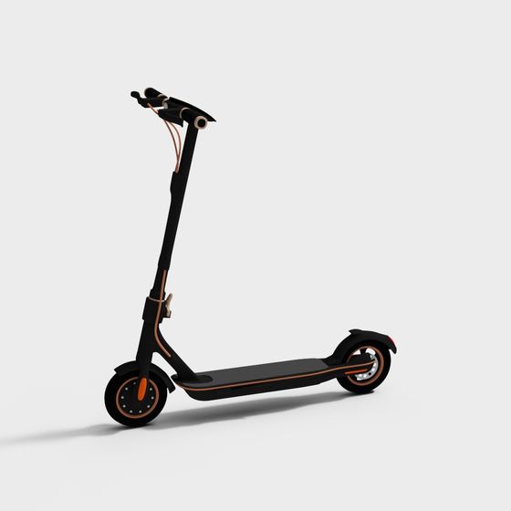 Stylish Electric Scooter 3D model for Modern Urban Design
