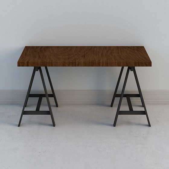 Industrial Style Workbench 3D model