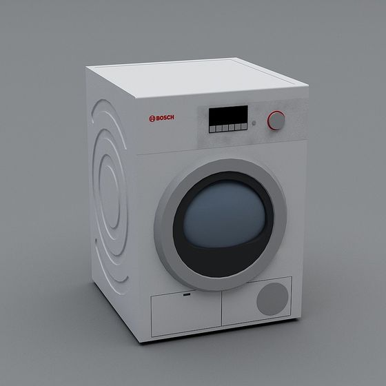 Bosch Dryer 3D Model for Modern Home Design