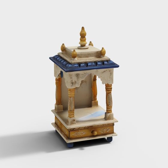 Indigenous Temple Altar 3D model