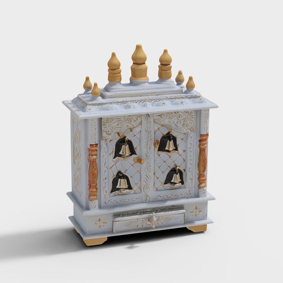 Castle Clock Tower 3D model