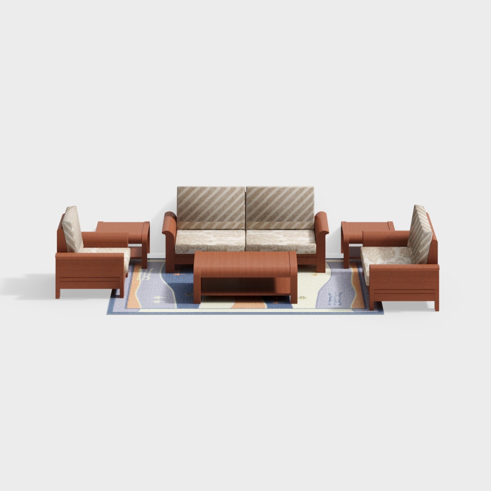 Chinese Style Sofa Combination