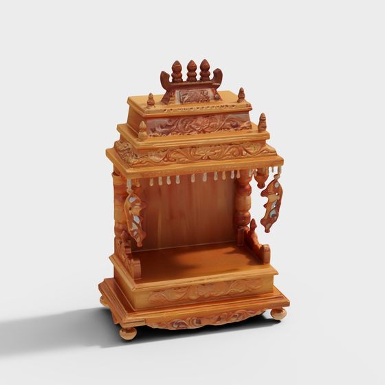 Cultural Indian Temple 3D Model for Creative Projects