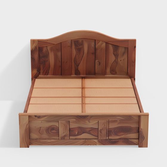 Letto Ballito in Legno Massello King Size con Contenitore