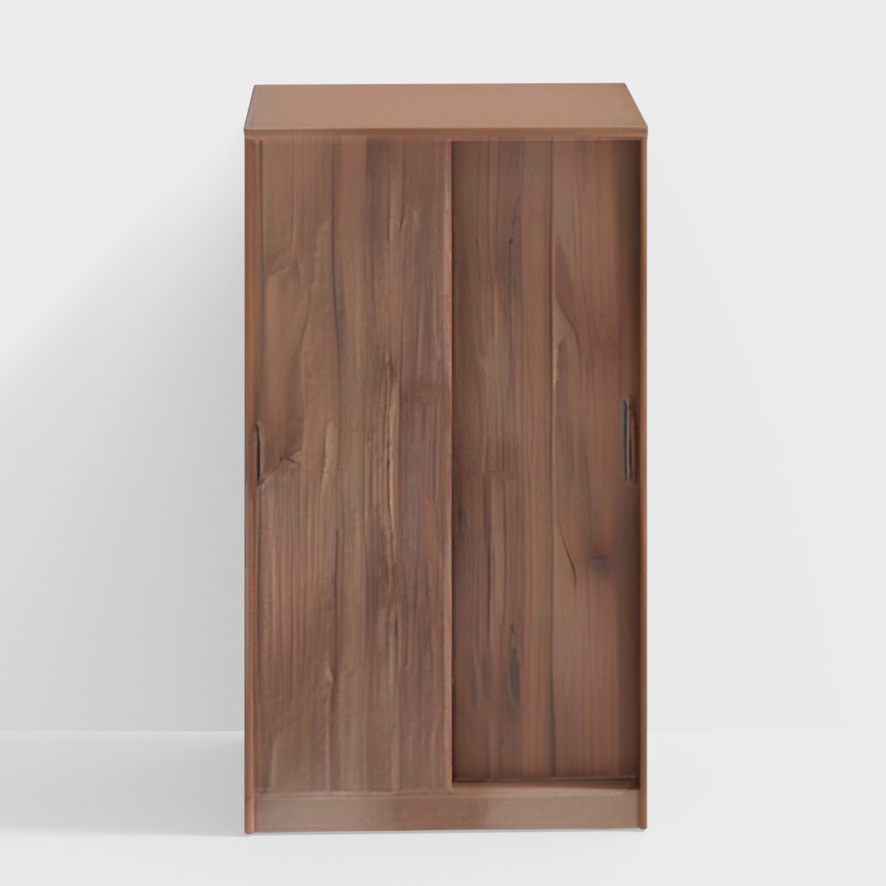 Jaden Engineered Wood 2 Door Sliding Wardrobe With Mirror