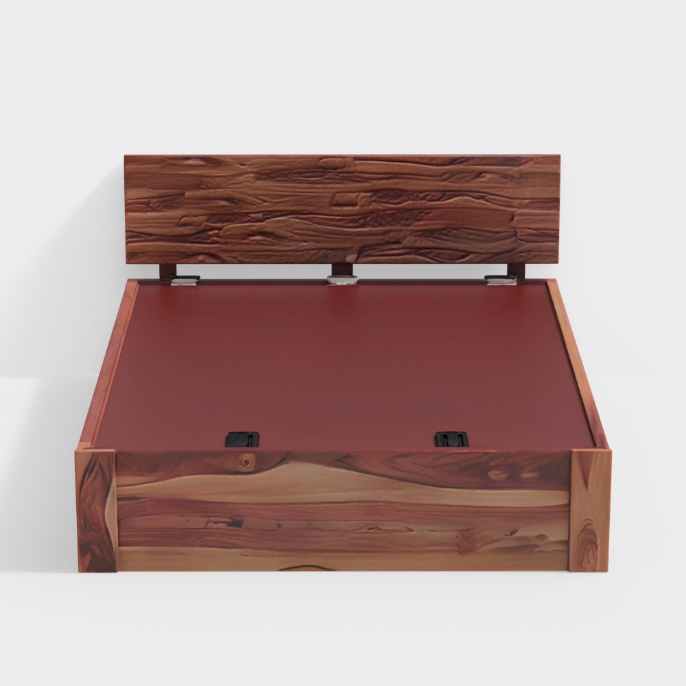 Boston Solid Wood Queen Size Hydraulic Storage Bed