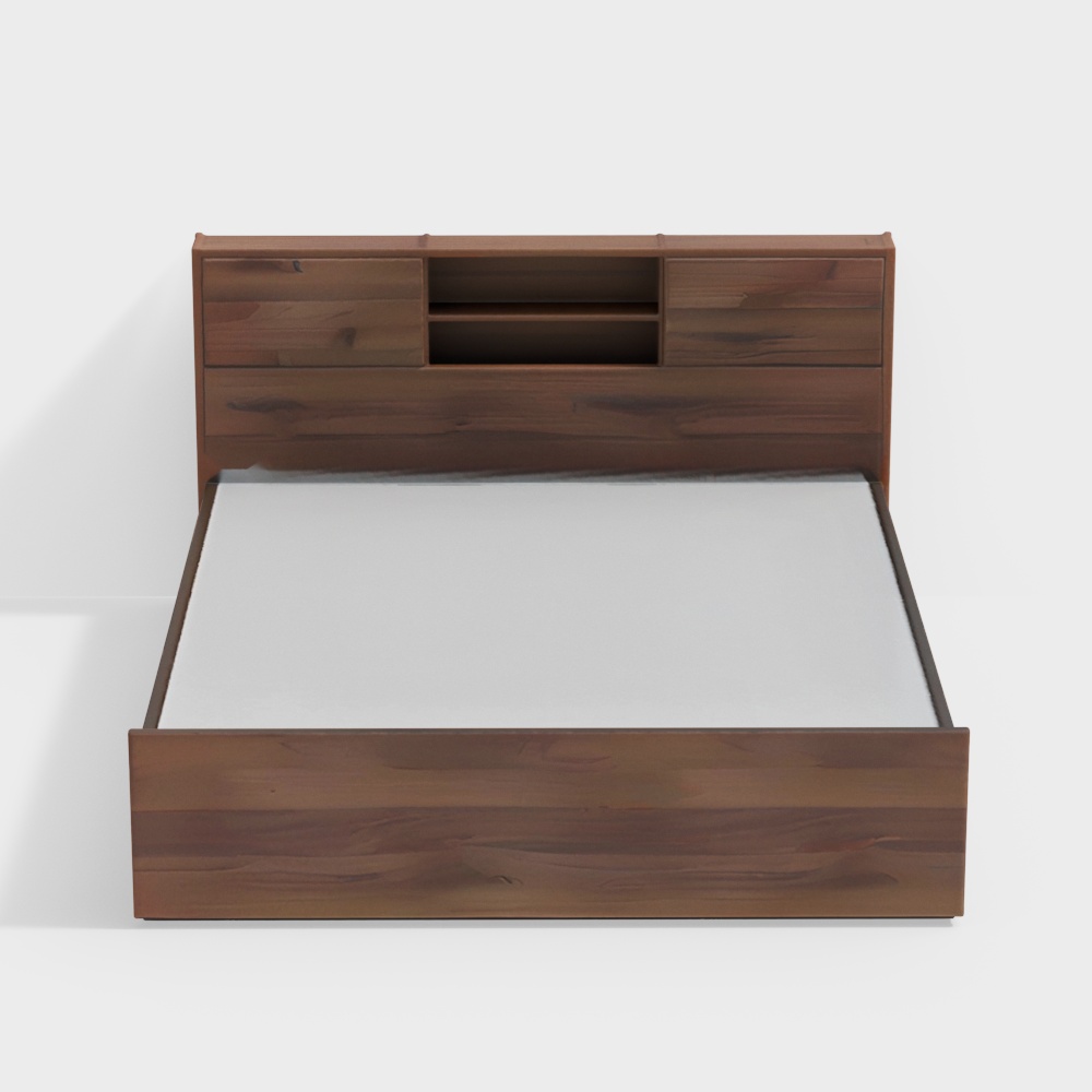 Amy Engineered Wood Queen Size Box Storage Bed