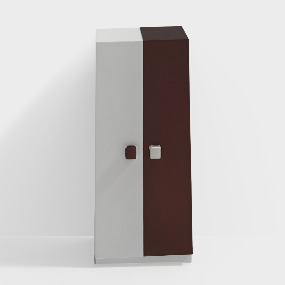 Corolla Engineered Wood 2 Door Wardrobe in Matte Laminate