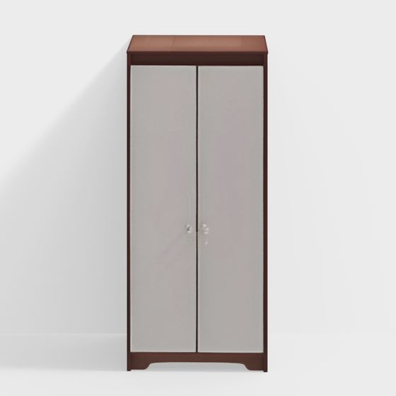Elegant Storage Cabinet 3D model for Contemporary Spaces