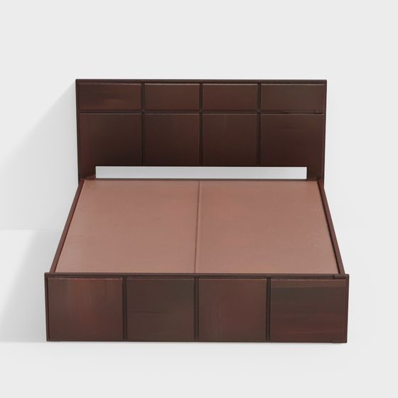Urban Elegance 3D model Bed Frame