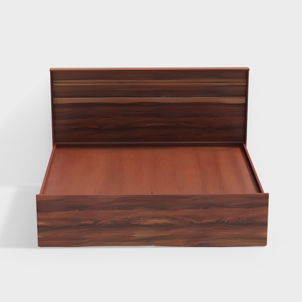 Rodrigues Engineered Wood Queen Size Box Storage Bed