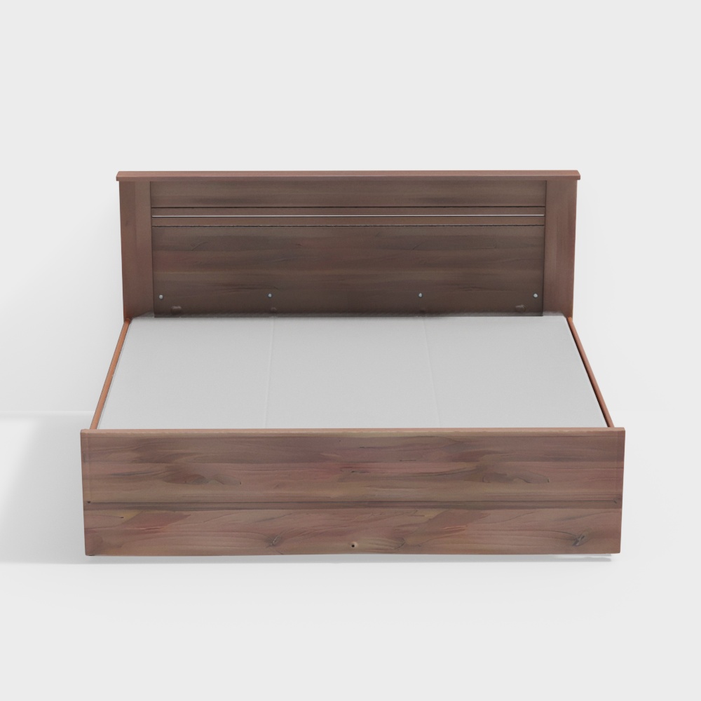 Davis Engineered Wood Queen Size Non Storage Bed
