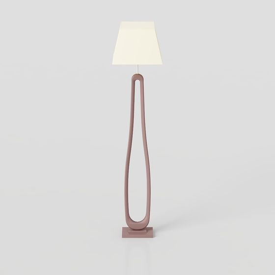 Streamlined Floor Lamp 3D model