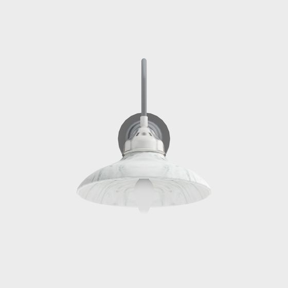 Retro Industrial Pendant Light 3D model