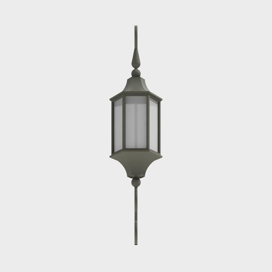 Elegant Vintage Wall Lamp 3D model for Various Projects