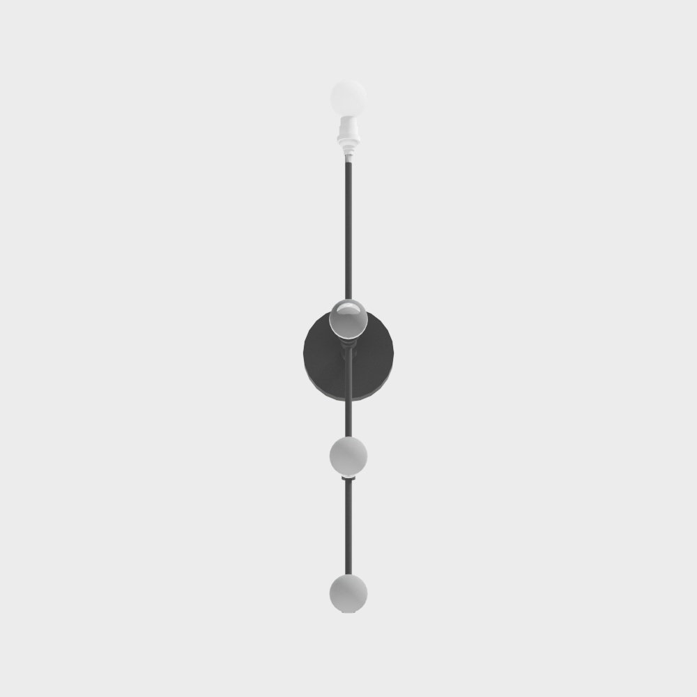 Elegant Minimalist Pendant Light 3D model