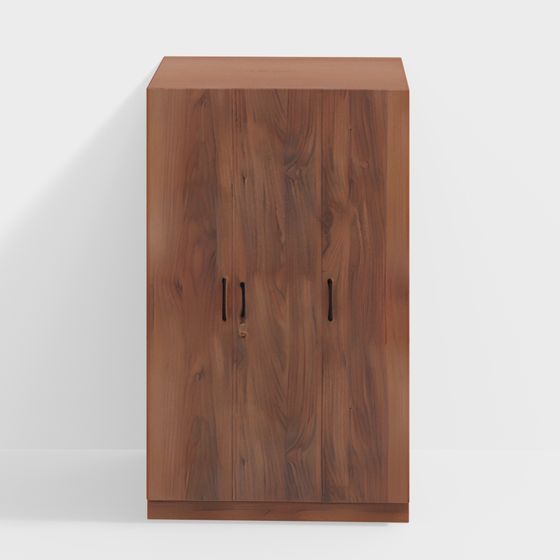 Zoey Engineered Wood 3 Door Wardrobe in Classic Wa