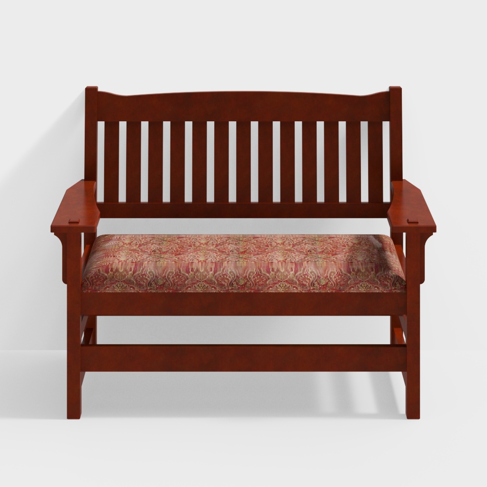 Chinese Style Double Sofa