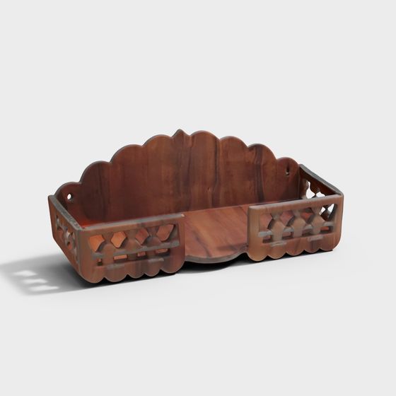 Scallop Edge Tray 3D model