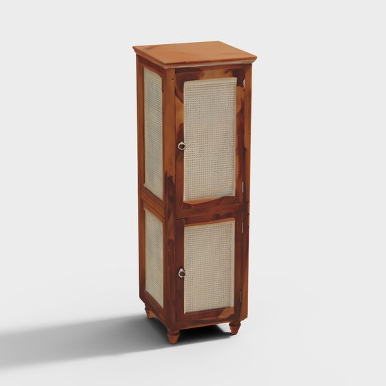 Retro Storage Cabinet 3D Model for Creative Projects