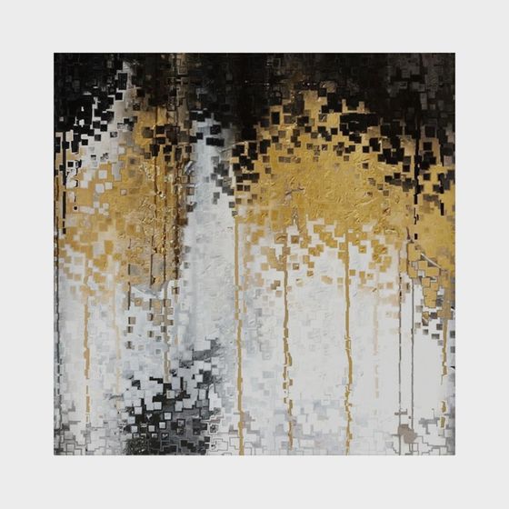 Abstract Pixel Waterfall 3D model