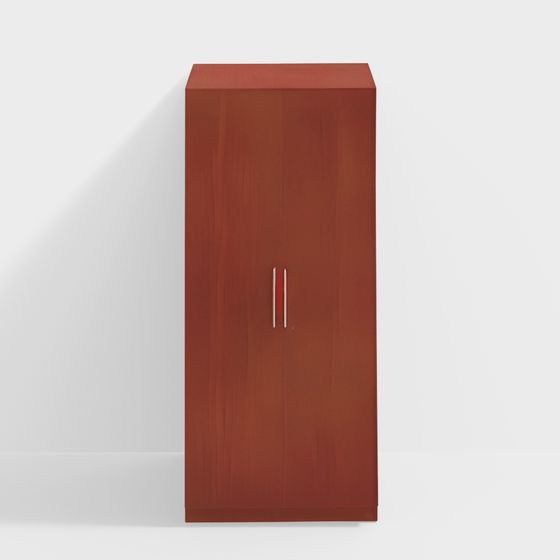 Urban-Style Cabinet Low-Poly 3D Model