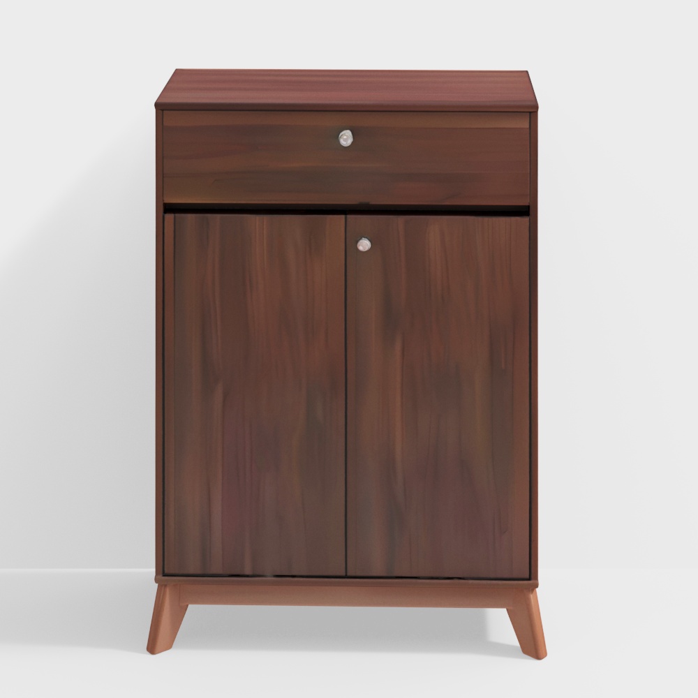 Madden 14 Pair Shoe Rack in Teak