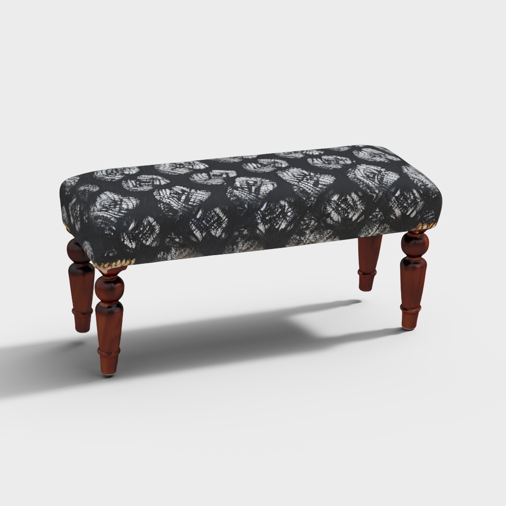 Plavi Small Upholstered Bench