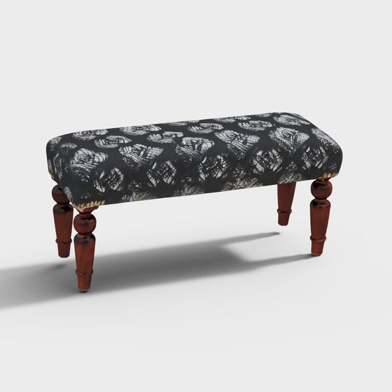 Plavi Upholstered Bench Small