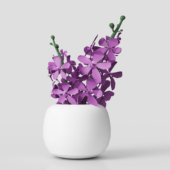 Orchid Bloom 3D model
