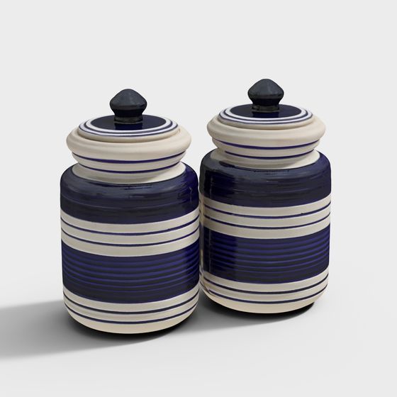 Vintage Storage Jar 3D Model for Creative Use