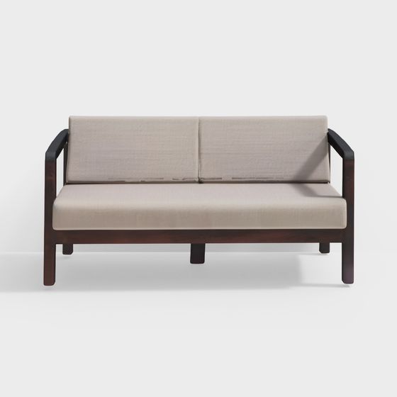 Urban Comfort 3D Model Sofa for Modern Spaces