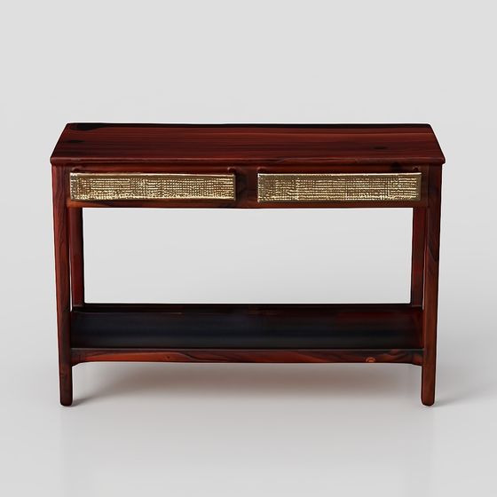 Classic Wooden Side Table 3D model for Modern Interiors