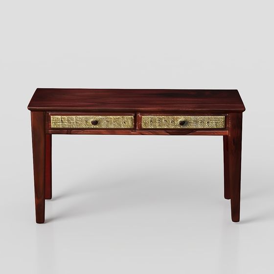 Elegant Vintage 3D Model Table and Chair Set