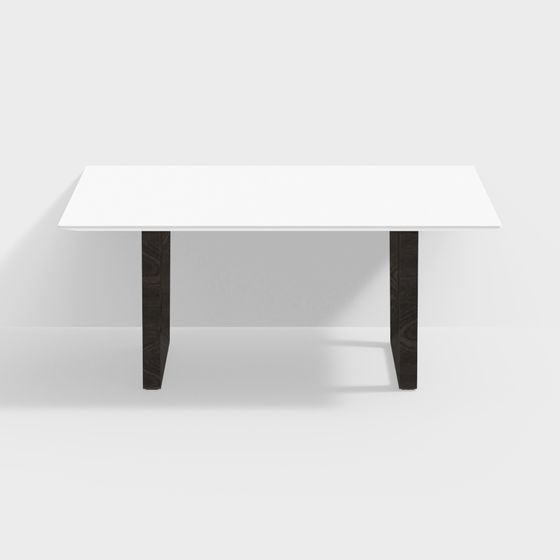 Urban Minimalist Dining Table 3D model