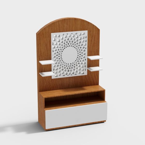 Arched Display Stand 3D model for Creative Projects