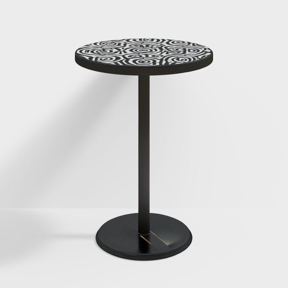 Black Metal Pedestal