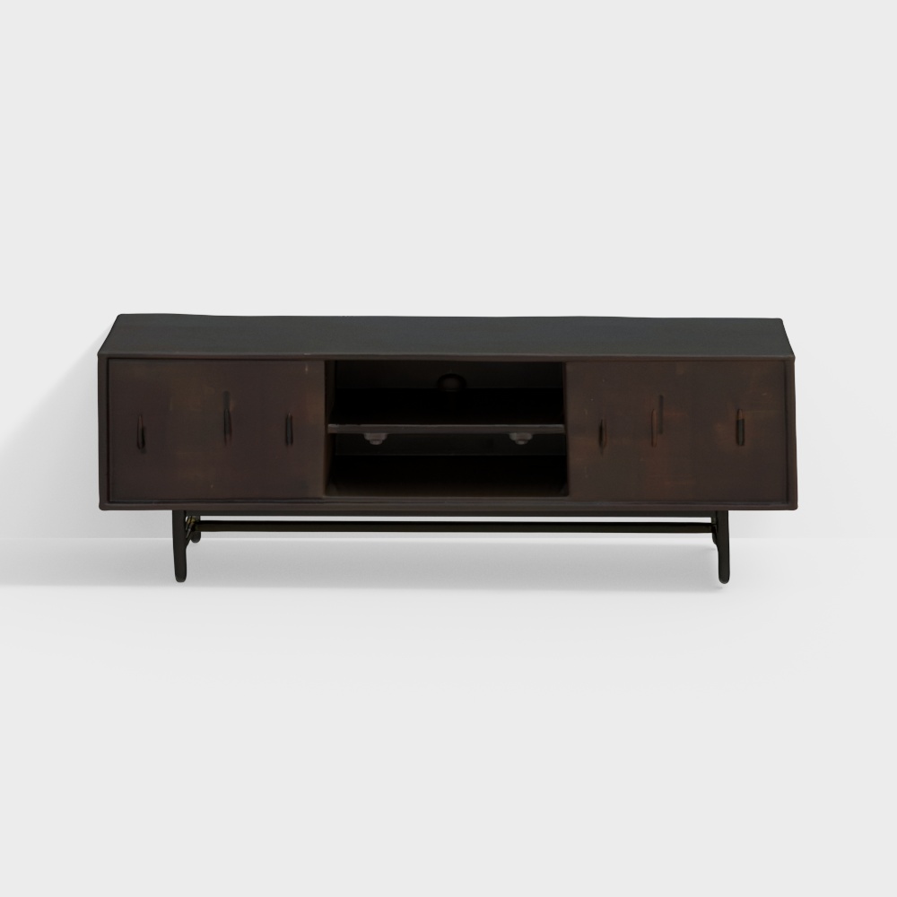 Charcoal Ash Entertainment Unit