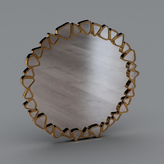 Stone Texture Modern Mirror