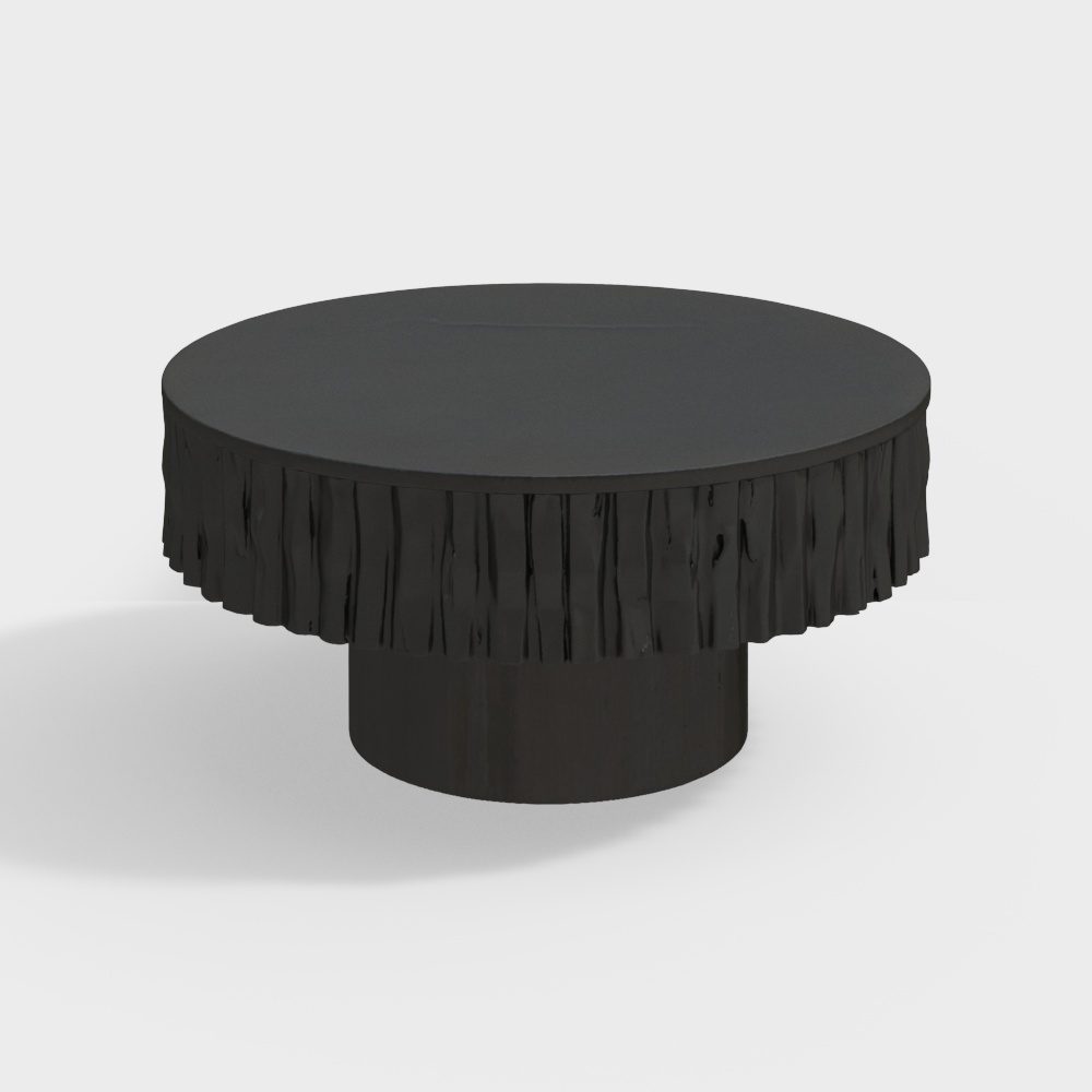 Roswell Solid Wood Coffee Table in Brushed Dark Walnut