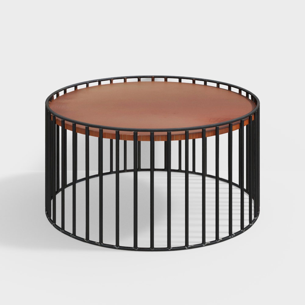 Perth Wooden Coffee Table in Black Finish