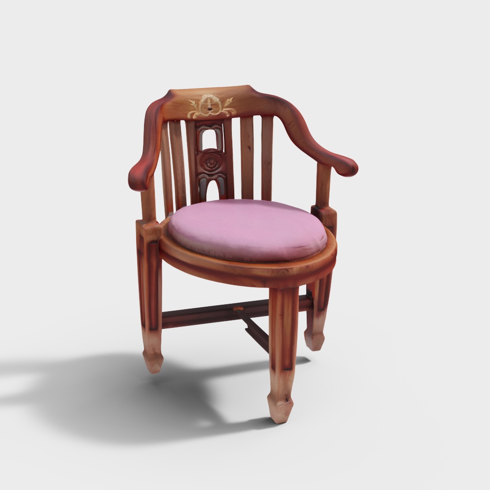 Canasto Teak Wood Armchair in Teak Colour (Set of)