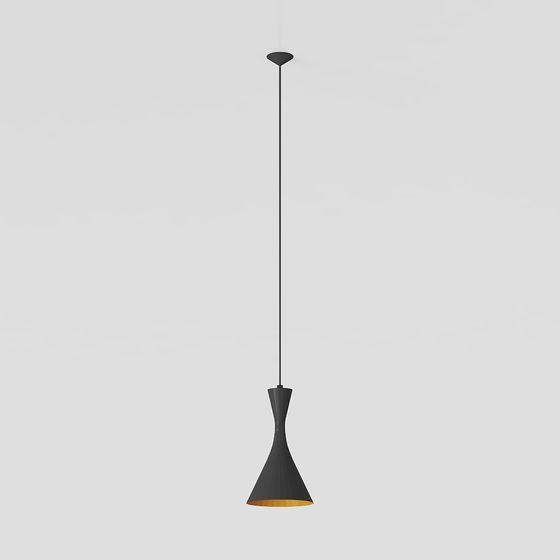 Elegant Low-Poly Chandelier 3D model