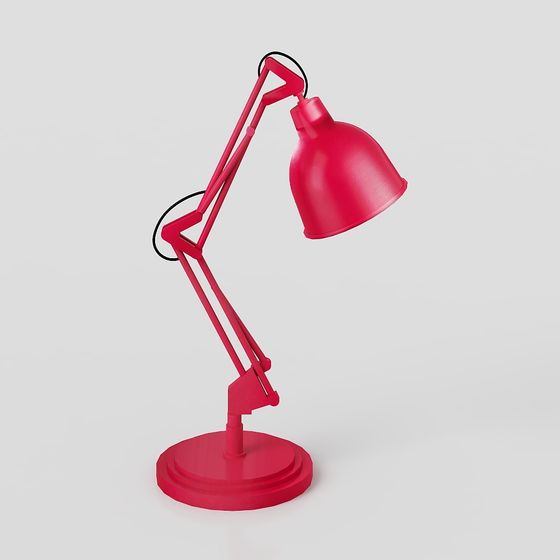 Unique Low-Poly Table Lamp 3D model