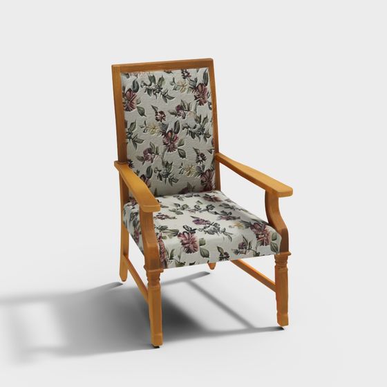 Brotton Sheesham Wood Arm Chair In Rustic Teak Fin